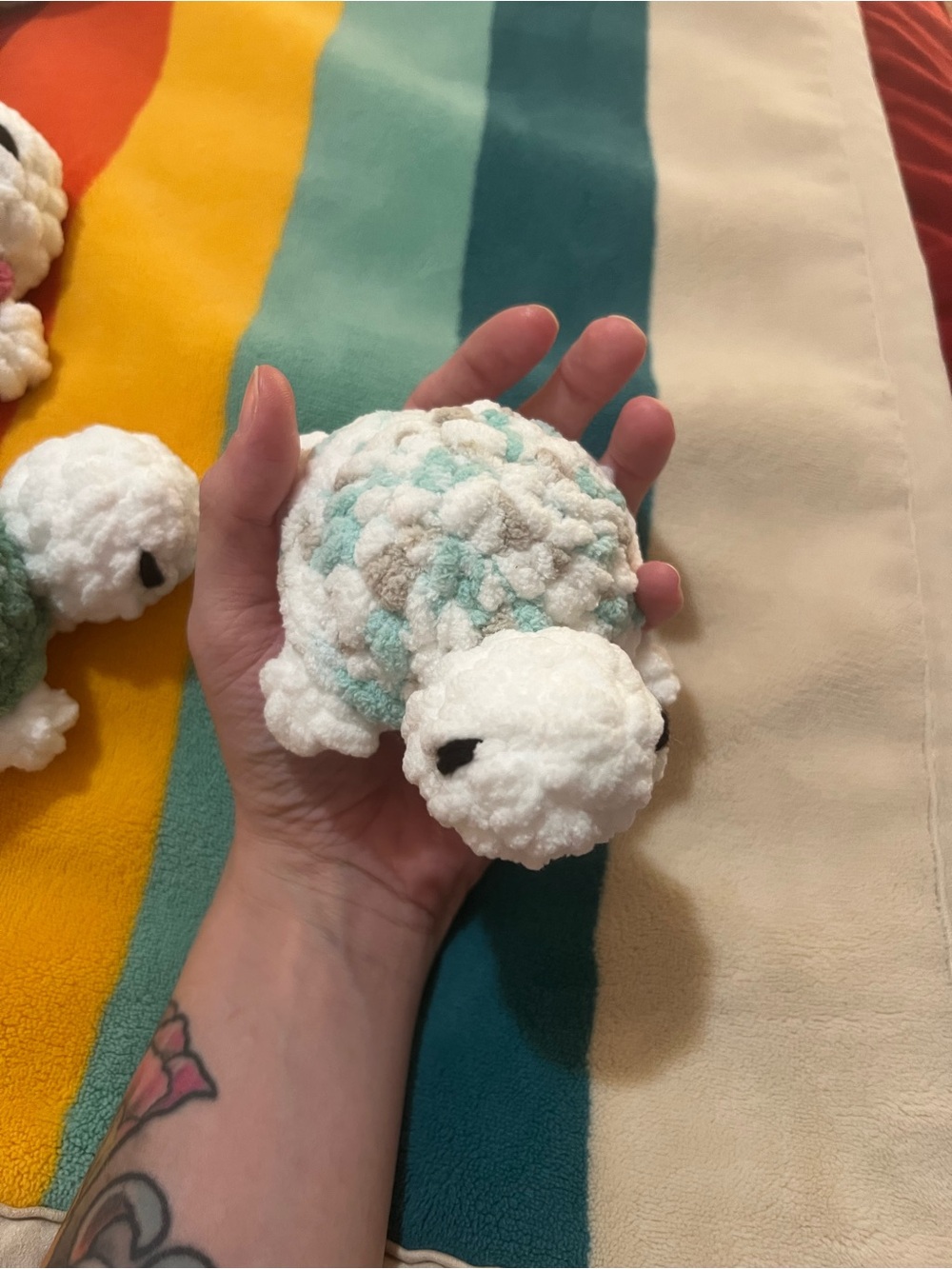 Plush Crocheted Turtle 🐢 - Picture 8 of 8